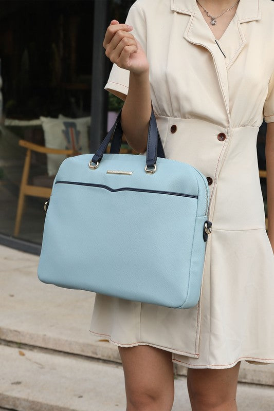 MKF Rose Women's Briefcase by Mia K - Fuzzys Fashion USA