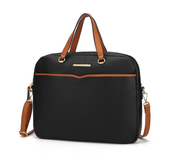 MKF Rose Women's Briefcase by Mia K - Fuzzys Fashion USA