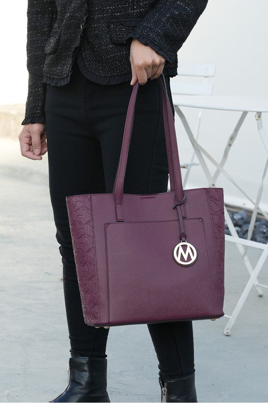MKF Lea Vegan Leather Womens Tote Bag by Mia K - Fuzzys Fashion USA