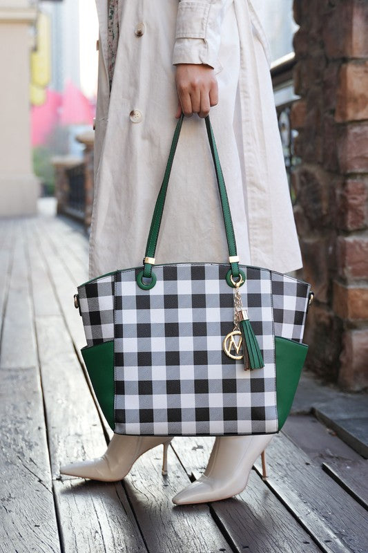 MKF Karlie Tote Bag with Wallet by Mia K - Fuzzys Fashion USA