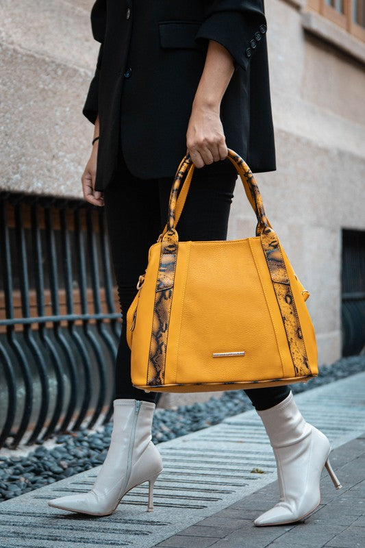 MKF Kenna Snake embossed Tote Bag by Mia K - Fuzzys Fashion USA