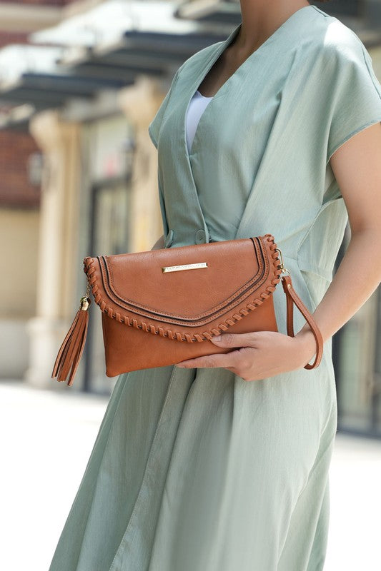 MKF Remi Vegan Leather  Shoulder Bag by Mia K - Fuzzys Fashion USA