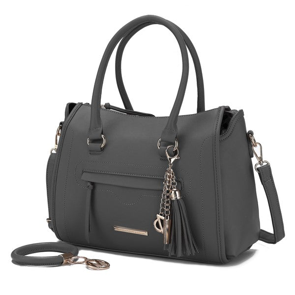 MKF Valeria Satchel with Keyring by Mia K - Fuzzys Fashion USA