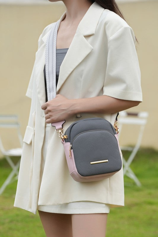 MKF Rachel Crossbody Bag Vegan Leather by Mia K - Fuzzys Fashion USA