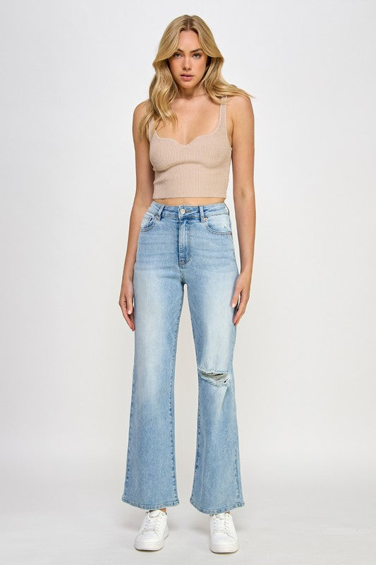 HIGH RISE RELAXED WIDE LEG - Fuzzys Fashion USA