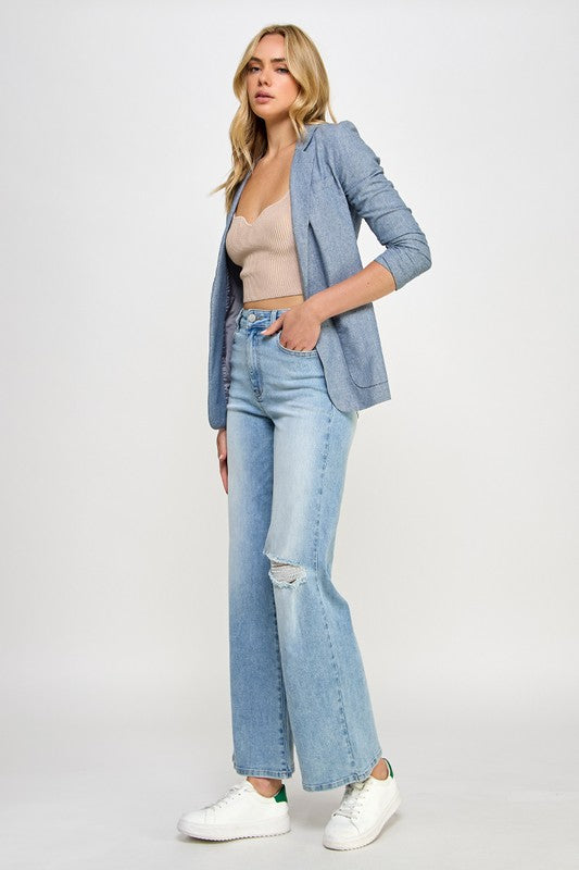 HIGH RISE RELAXED WIDE LEG - Fuzzys Fashion USA