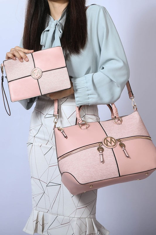 MKF Maji Women's Satchel Bag & wristlet by Mia K - Fuzzys Fashion USA
