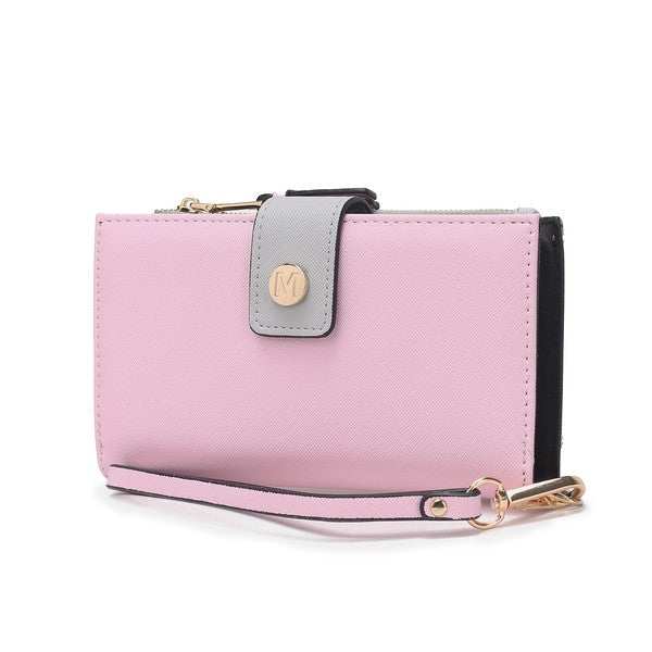 MKF Solene Vegan Leather Wristlet Wallet by Mia K - Fuzzys Fashion USA