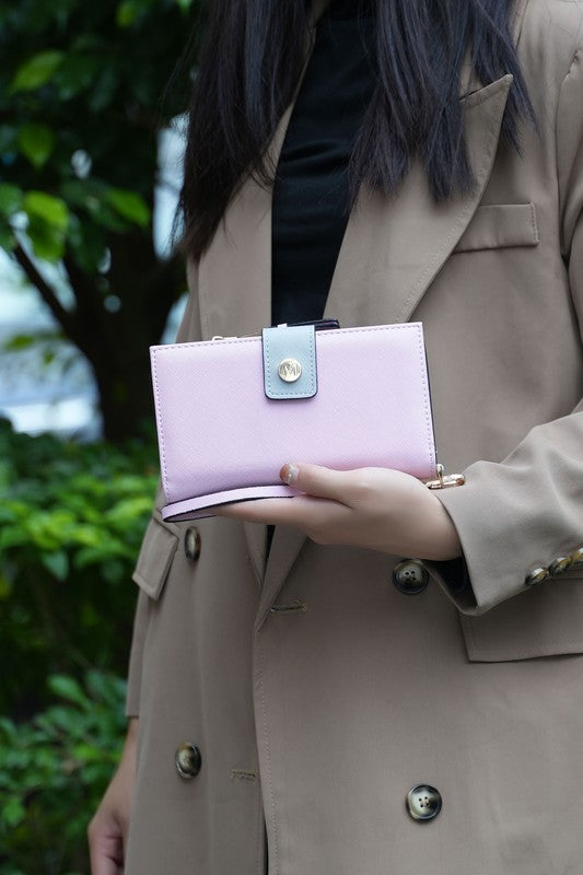 MKF Solene Vegan Leather Wristlet Wallet by Mia K - Fuzzys Fashion USA