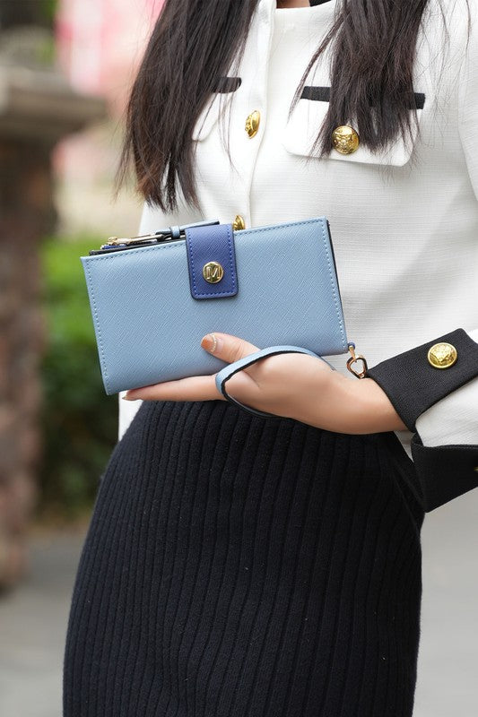 MKF Solene Vegan Leather Wristlet Wallet by Mia K - Fuzzys Fashion USA