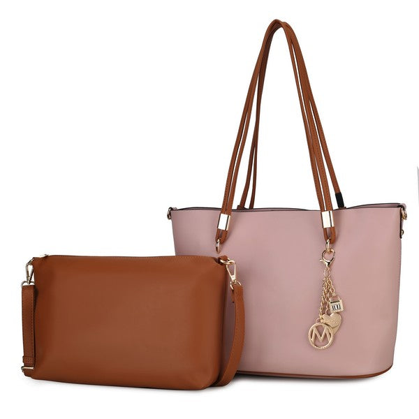 MKF Malay Women Tote Bag with Cosmetic Pouch - Fuzzys Fashion USA