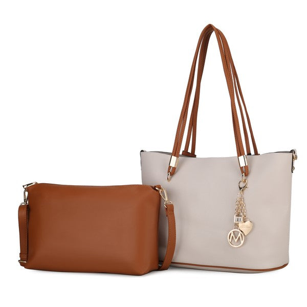MKF Malay Women Tote Bag with Cosmetic Pouch - Fuzzys Fashion USA