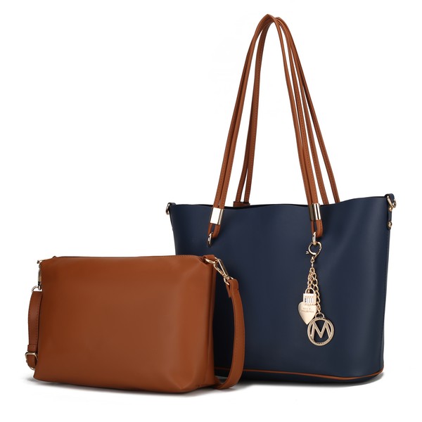 MKF Malay Women Tote Bag with Cosmetic Pouch - Fuzzys Fashion USA
