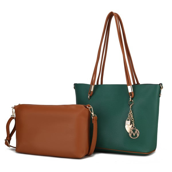 MKF Malay Women Tote Bag with Cosmetic Pouch - Fuzzys Fashion USA