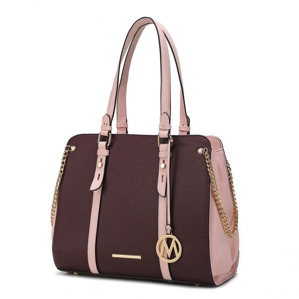 MKF Amy Vegan Leather Women Tote Bag by Mia K - Fuzzys Fashion USA