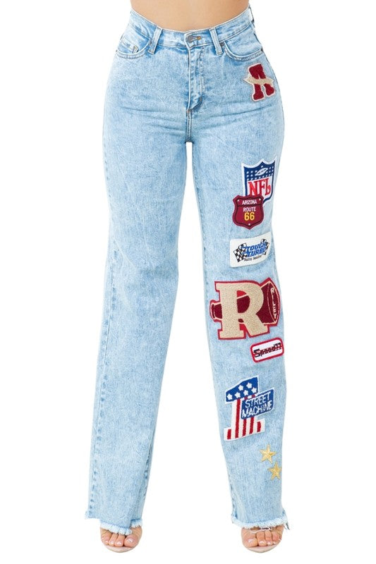 Brook Varsity Jean in Light Wash - Fuzzys Fashion USA