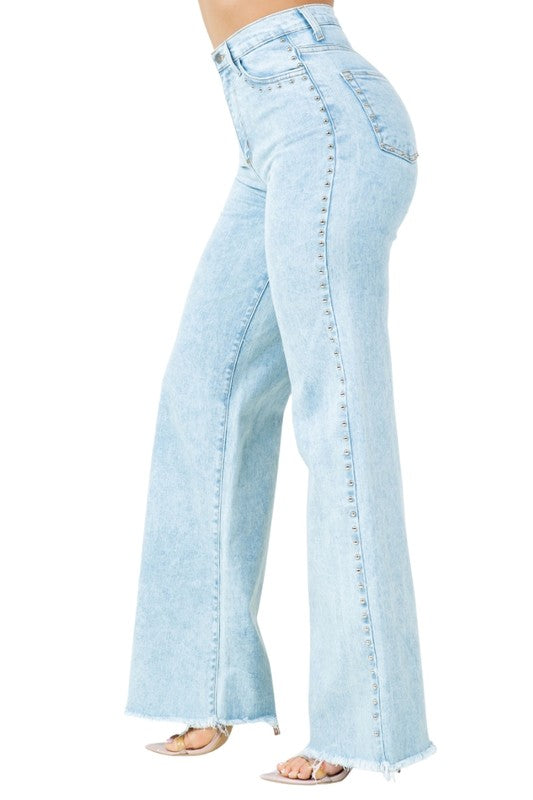 Brooklyn Studded Jean - Fuzzys Fashion USA