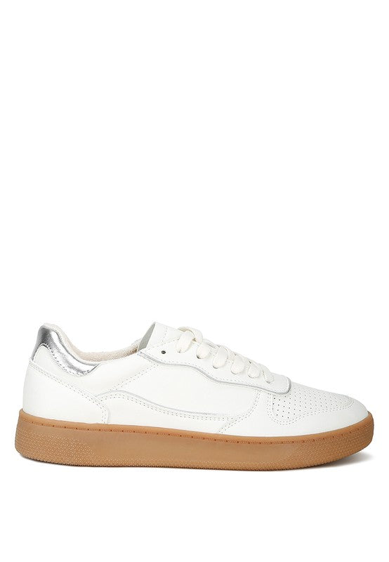 Kyniska Faux Leather Everyday Sneakers - Fuzzys Fashion USA