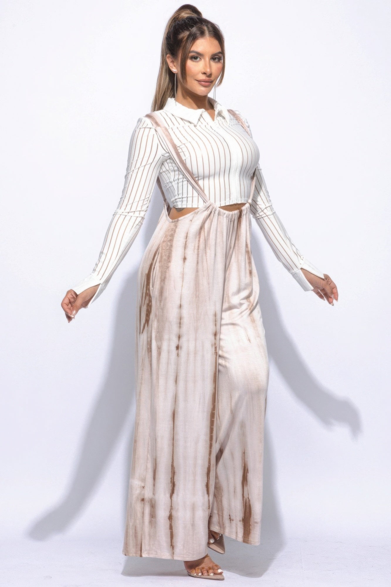 Drawstring Baggy Jumpsuit - Fuzzys Fashion USA