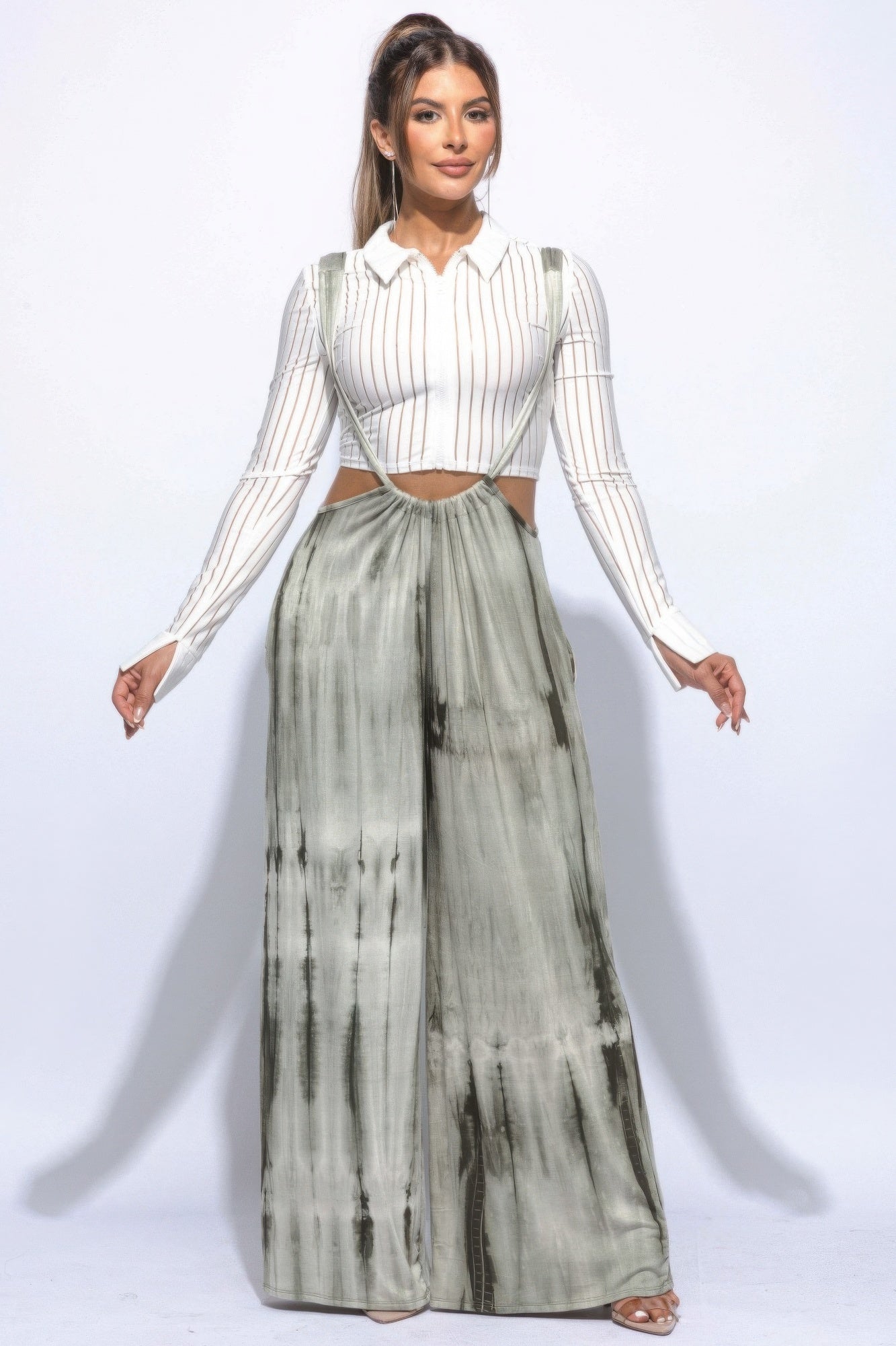 Drawstring Baggy Jumpsuit - Fuzzys Fashion USA